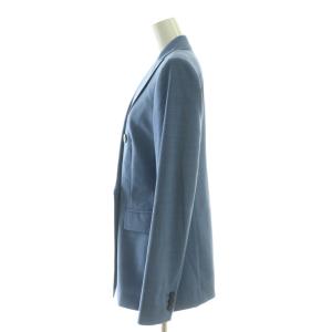 Max Mara Studio MaxMaraStudio ダブル テーラードジャケット ブレザー 40 青 ブルー /AT OS