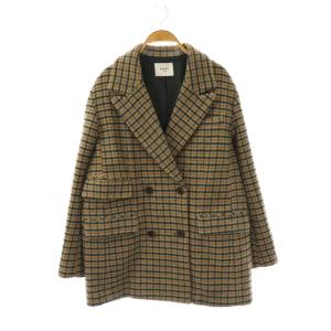 CHECK ECO WOOL BIG JACKET ジャケット F マルチカラー /DO OS
