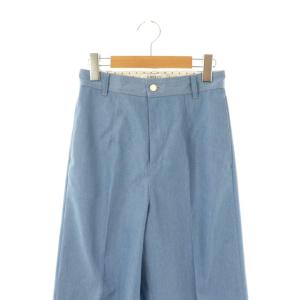 Loulou Willoughby SOLODENIMバギー パンツ タック 1 ブルー /HK OS