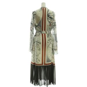 Ameri VINTAGE UNDRESSED CRUISE SCARF DRESS ワンピース マキシ ロング 長袖 S 白 ホワイト