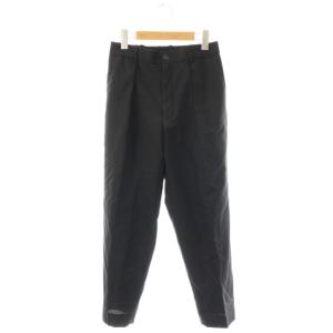 FRONT PLEATS PEGTOP ORGANIC WOOL TROPICAL テーパードパンツ タック