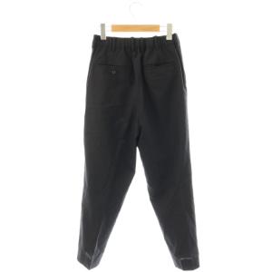 MARKAWARE MARK AWARE FRONT PLEATS PEGTOP ORGANIC WOOL TROPICAL テーパードパンツ タック