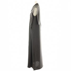 ENFOLD 25SS NO-SLEEVES LONG SHIRT ワンピース 38 グレー