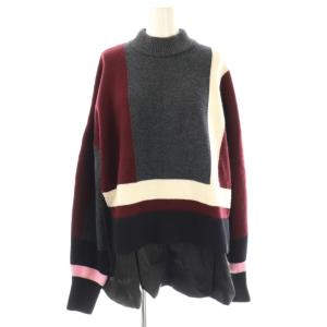 24AW ×KEITA MARUYAMA COLOR-BLOC PULLOVER