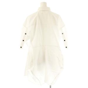 ENFOLD 25SS HALF‐SLEEVES SHIRT シャツ 五分袖 38 ホワイト /HK OS