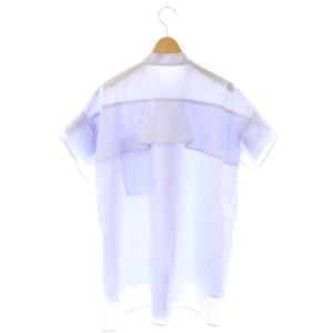 ENFOLD 25SS ROLL-UP SLEEVES SHIRT 38 ラベンダー