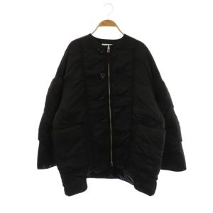 24AW CHECK-QUILT COAT 38 ブラック