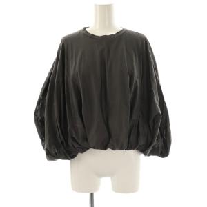 25AW balloon cropped tops カットソー フレンチスリーブ M グレー /HK OS