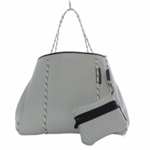 トートバッグ ネオプレン ポーチ付き ホワイト