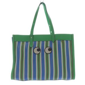 25SS アイズ ストライプ トートバッグ グリーン ブルー