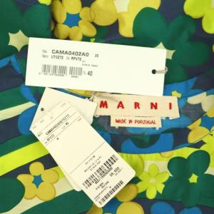 MARNI フラワープリントシャツ 半袖 プルオーバー オーバーサイズ 40 マルチカラー /MY OS