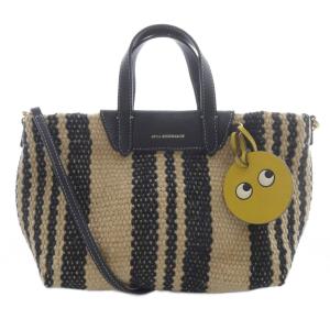 MAISON BENGAL 25SS Tote X/S Stripe Jute 2way