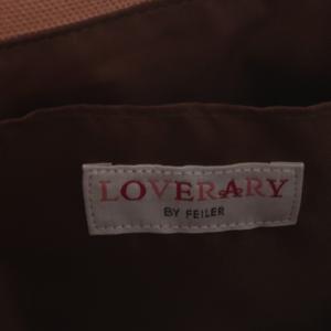 FEILER ラブラリーバイフェイラー 天王寺ミオ店限定 テディチャーム付トート バッグ ハンドバッグ キャンバス ピンク