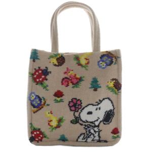 ハイジ フレンズフォレスト スヌーピー バッグ トートバッグ ハンドバッグ ベージュ /YO5