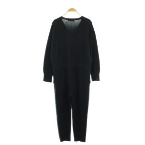 ebure 23SS ブライトスポンジーニット オールインワン 36 ネイビー /DF OS