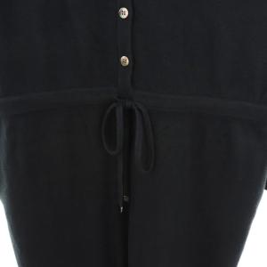 ebure 23SS ブライトスポンジーニット オールインワン 36 ネイビー /DF OS