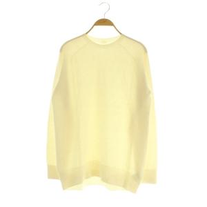 CAPRI クルーネック プルオーバー ニット セーター 長袖 アイボリー /MY OS