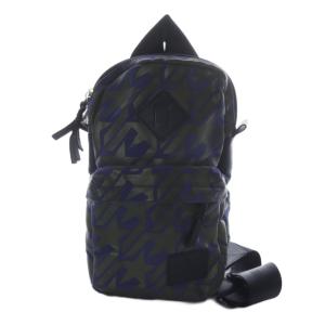 総柄 ボディバッグ ネイビー カーキ