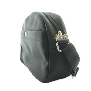 MARY QUANT ショルダーバッグ ハンド デイジーランダムキルト 黒 ブラック /SS OS