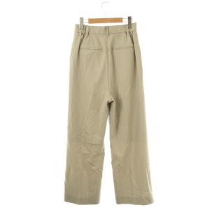 Lisiere L'Appartement 25SS Twill Wide Pants パンツ ジッパーフライ ワイド ウール 34 ライトベージュ