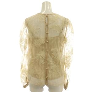 Ameri VINTAGE UNDRESSED 2WAY FAIRY LACE BLOUSE ブラウス F アイボリー ベージュ /DO