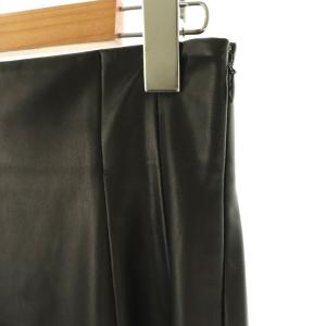 CELFORD フェイクレザー マーメイドスカート ロング 36 ブラック /DF OS SH