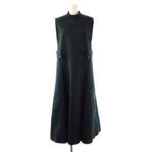 25SS トリプルクロスワンピース ロング 38 ネイビー