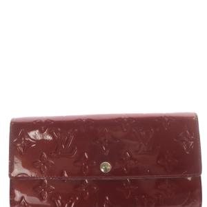 LOUIS VUITTON ヴェルニ ポルトフォイユサラ 長財布 赤 レッド M91521 /SR OH