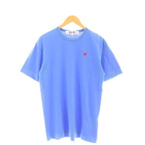 RED HEART Tee Tシャツ カットソー 半袖 XL 青 ブルー /AT OS