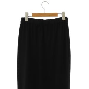 AP STUDIO ウエストゴムマキシスカート タイト ロング F 黒 ブラック /AT OS