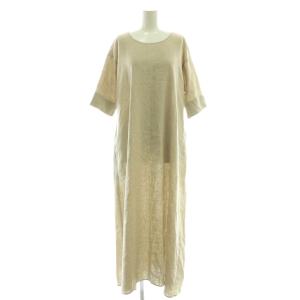 23SS リネン ワンピース ロング 1 ベージュ /CX OS