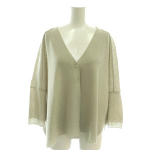 24SS サラッとカーディガン Vネック F グレー /CX OS