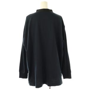 mizuiro ind mizuiroind 長袖 ヘンリーネック カットソー ネイビー /HK OS