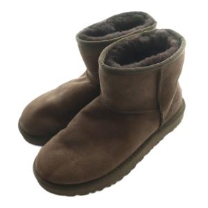 UGG australia Classic Mini II ムートンブーツ ショート 25cm 茶 ブラウン 1016222 /SS