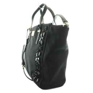 kate spade new york トートバッグ ショルダー 2way ビジュー 黒 ブラック /SS OS