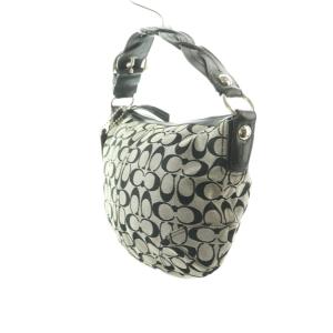 COACH シグネチャー ワンハンドルバッグ ハンドバッグ 総柄 黒 F11858 /MI OS