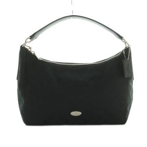 シグネチャー ワンハンドルバッグ ハンドバッグ 総柄 黒 F36716 /MI OS