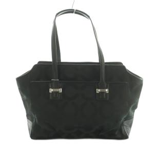 アプアート トートバッグ ナイロン 総柄 黒 F25501 /MI OS