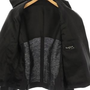 MARGARET HOWELL リネン ジャケット ステンカラー 2 チャコール /CX OS