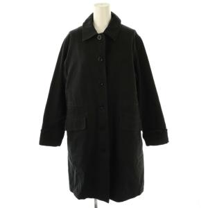 ステンカラー コート ロング 2 ブラック /HK OS