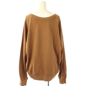 JOURNAL STANDARD relume MIXTA RELUME C/N SWEAT スウェット トレーナー プリント 茶 ブラウン /AT OS