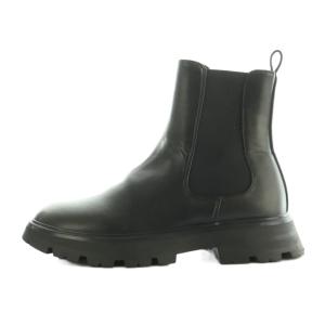 晴雨兼用サイドゴアブーツ ショートブーツ 38 25.0cm 黒 /MI OS