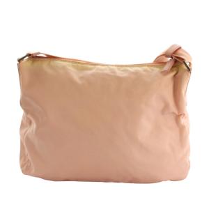 PRADA カメラバッグ ショルダー スクエア ナイロン 三角ロゴプレート ピンク /AQ OS OH