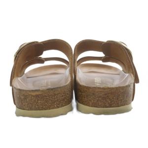 BIRKENSTOCK Arizona Big Buckle サンダル フラット レザー 23cm ブラウン /YO18