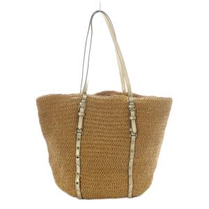 MICHAEL Michael Kors STUDDED STRAW LARGE SHOPPER TOTE トートバッグ ショッパー かご ストロー