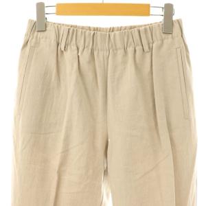 FORTE FORTE フォルテ フォルテ コットンリネンイージーテーパード パンツ 1 ベージュ /NR OS