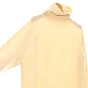 MUSE de Deuxieme Classe CAPRI タートルネック ワンピース 長袖 ロング ウール ベージュ /NR OS SH