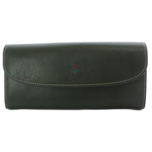 ゆべし チューリップのハンド刺しゅうが可愛らしいお財布Dakota ダコタ 長財布 トゥリパーノ 長財布