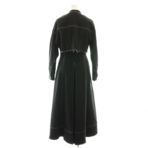Ameri VINTAGE UND 3WAY DENIM DRESS ワンピース ロング ジャケット デニム S ブラック /HK