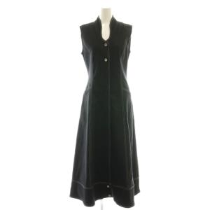 Ameri VINTAGE UND 3WAY DENIM DRESS ワンピース ロング ジャケット デニム S ブラック /HK